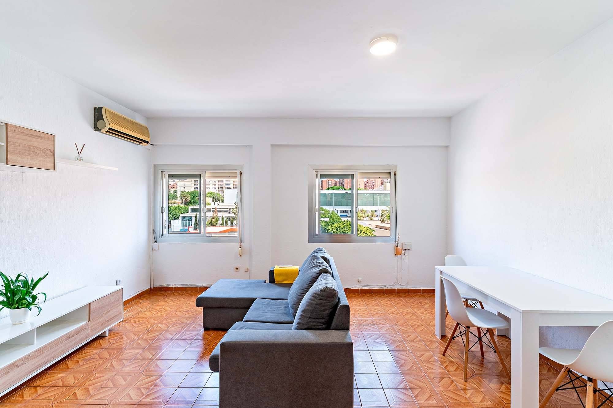 Living room of Flat for sale in  Almería Capital