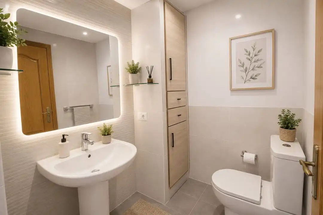 Baño de Piso en venta en Donostia - San Sebastián  con Calefacción, Terraza y Trastero