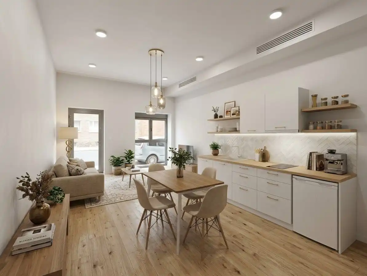 Kitchen of Flat for sale in Salamanca Capital  with Air Conditioner
