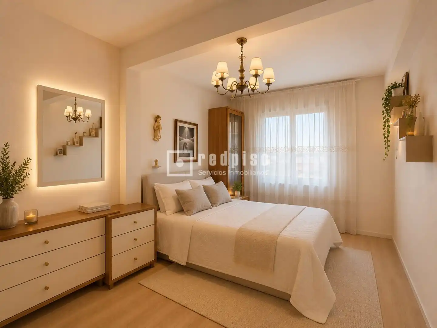 Bedroom of Flat for sale in Madrid