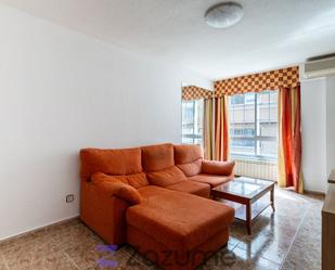Living room of Flat to rent in  Madrid Capital  with Air Conditioner, Heating and Furnished