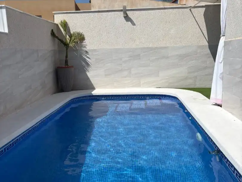 Piscina de Casa adosada en venta en Pulpí con Aire acondicionado, Terraza y Piscina