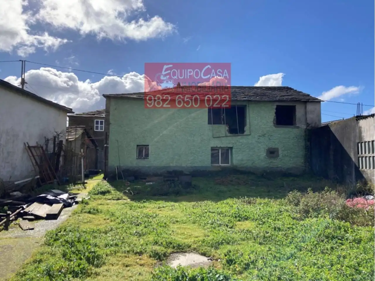 Vista exterior de Casa o chalet en venta en Portomarín con Jardín privado y Alarma