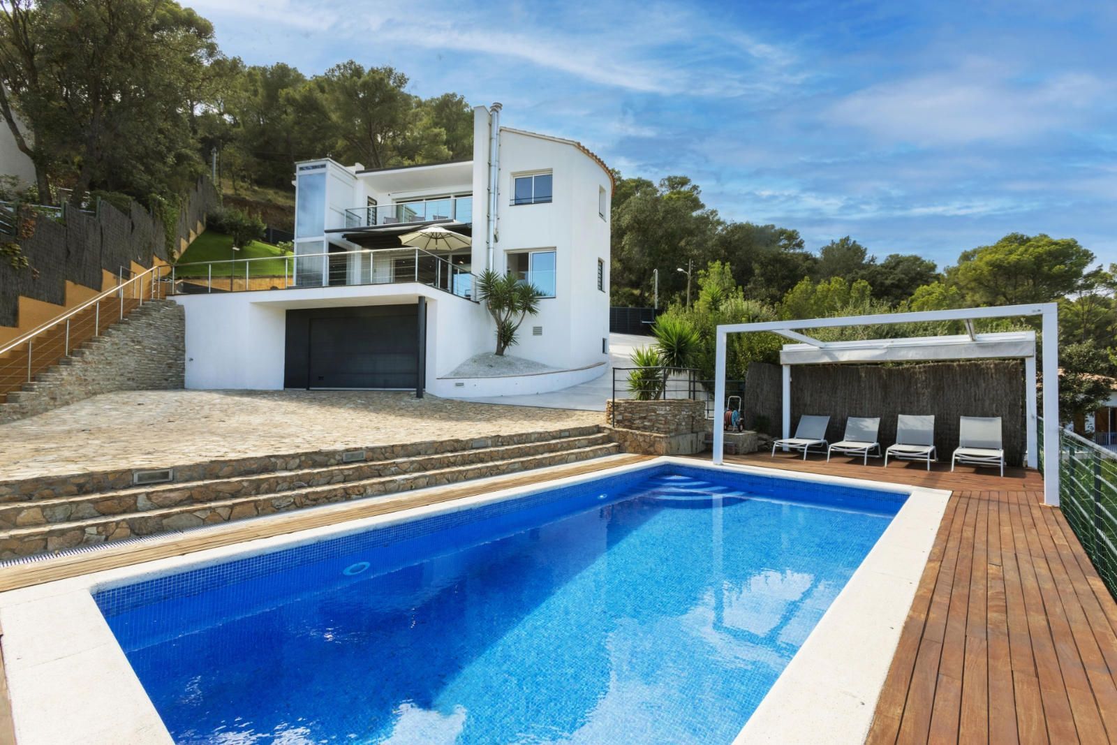 Swimming pool of House or chalet for sale in Palafrugell  with Air Conditioner, Heating and Terrace