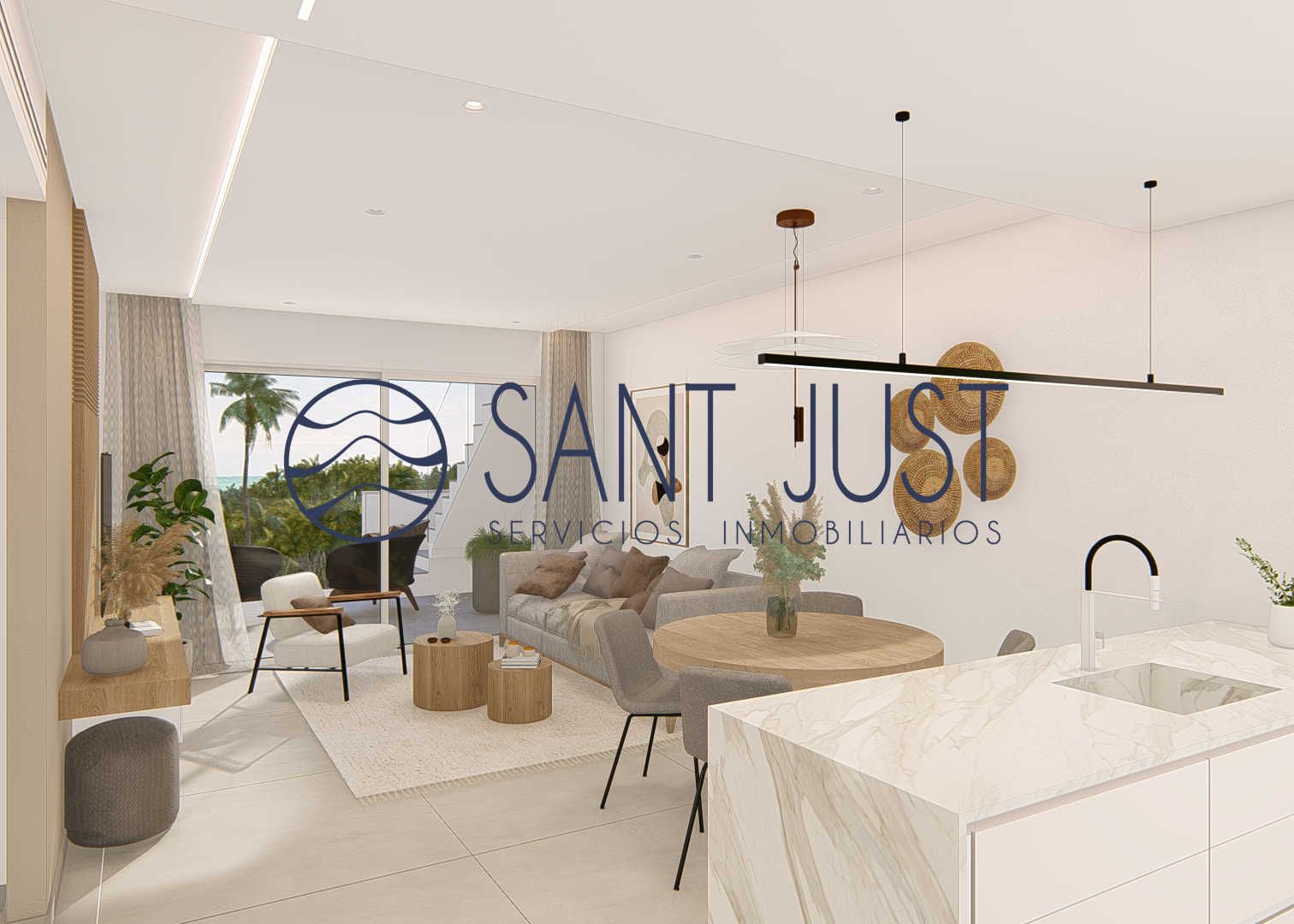 Sala d'estar de Apartament en venda en Guardamar del Segura amb Aire condicionat, Calefacció i Terrassa