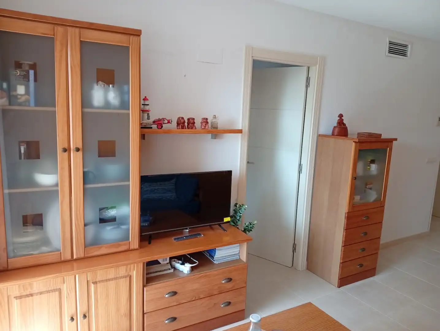 Sala de estar de Apartamento en venta en Calpe / Calp con Aire acondicionado, Calefacción y Jardín privado