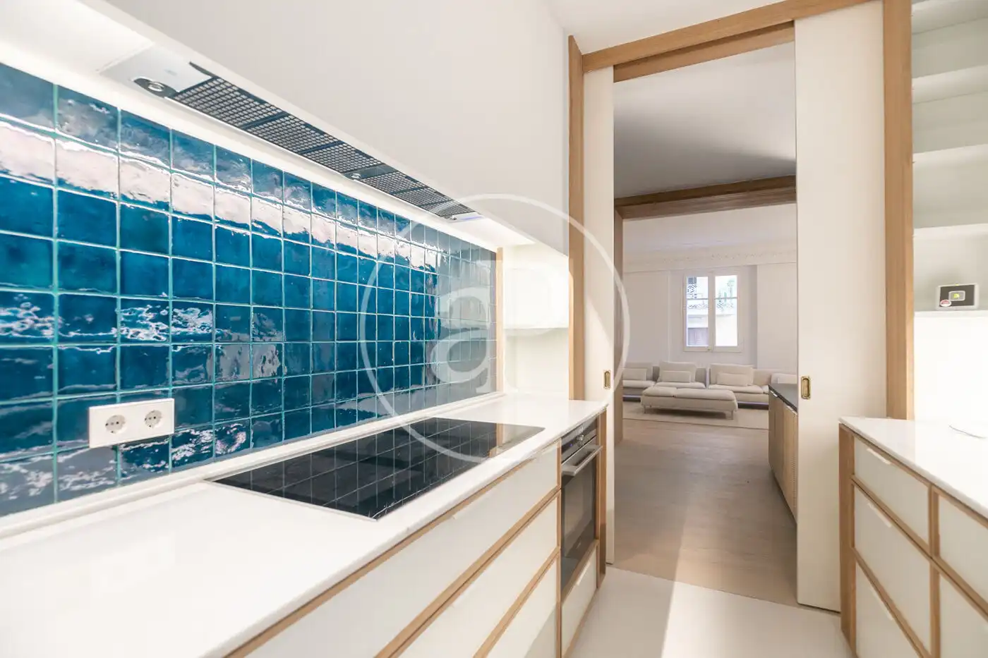 Cocina de Piso en venta en Barcelona con Aire acondicionado, Calefacción y Jardín privado