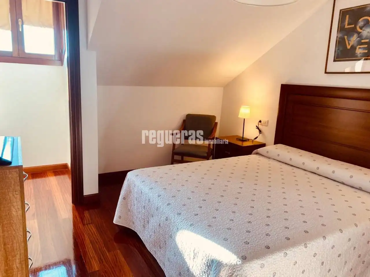 Bedroom of Flat for rent in Avilés  with Heating and Parquet flooring