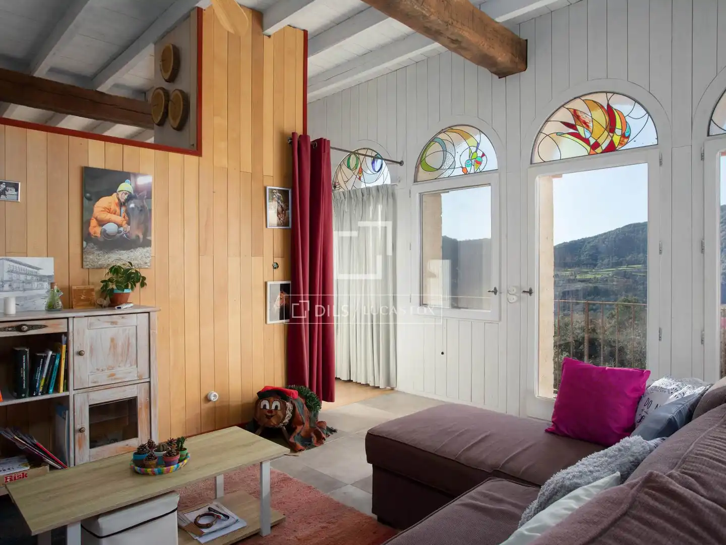 Living room of Country homes for sale in Banyoles  with Heating, Private garden and Terrace