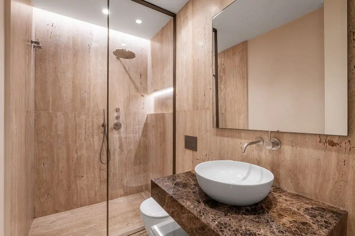 Bany de Apartament de lloguer en Marbella amb Aire condicionat, Calefacció i Terrassa