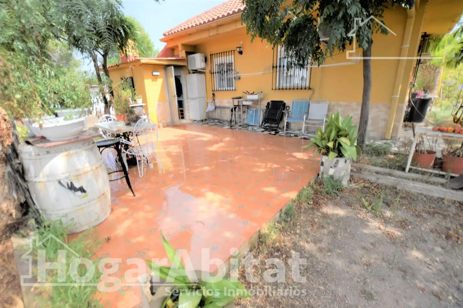 Jardín de Casa o chalet en venta en Chiva con Aire acondicionado, Calefacción y Jardín privado