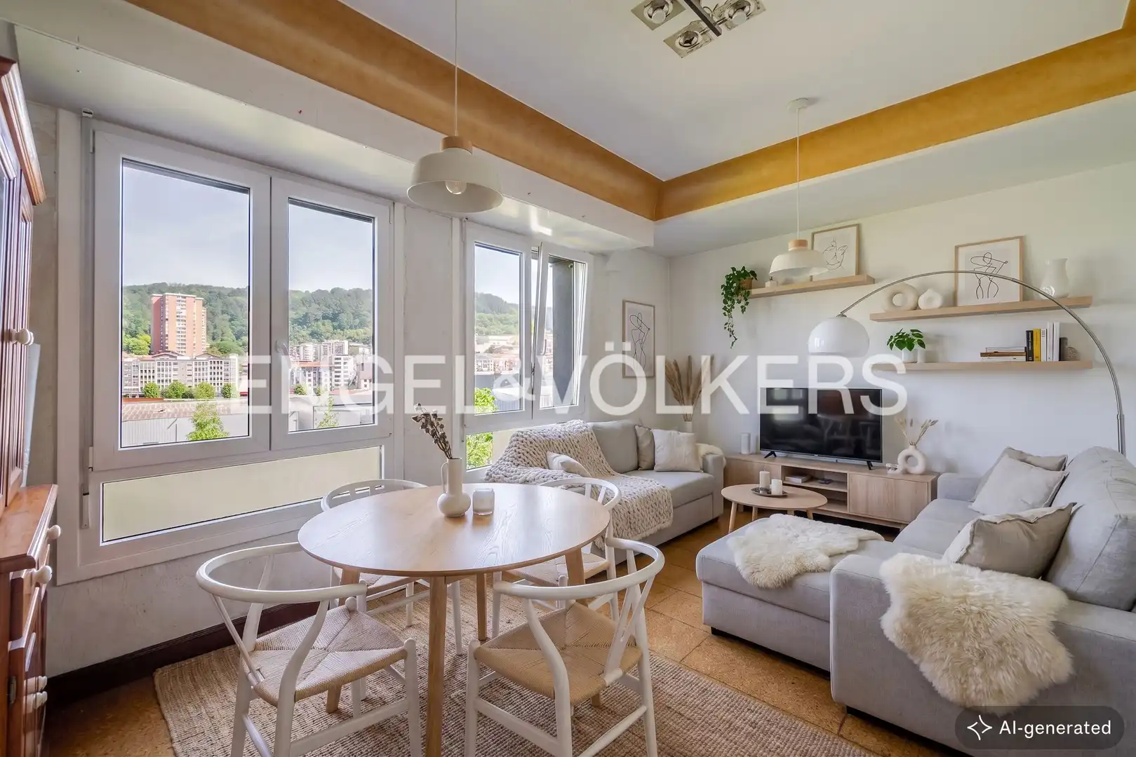 Sala de estar de Piso en venta en Donostia - San Sebastián  con Calefacción y Balcón