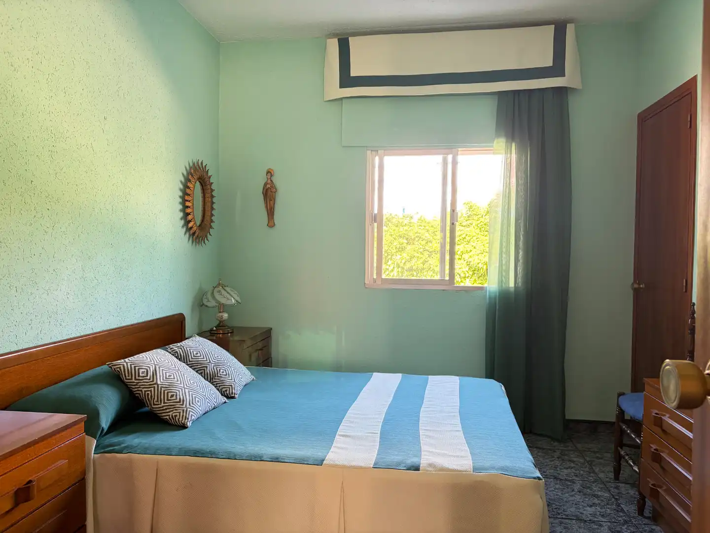 Bedroom of Flat for sale in Galisteo  with Air Conditioner, Furnished and Washing machine