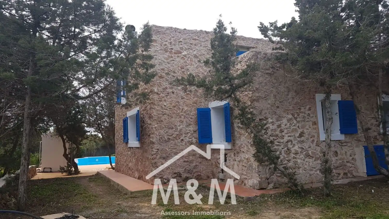 Jardín de Casa o chalet de alquiler en Formentera con Piscina