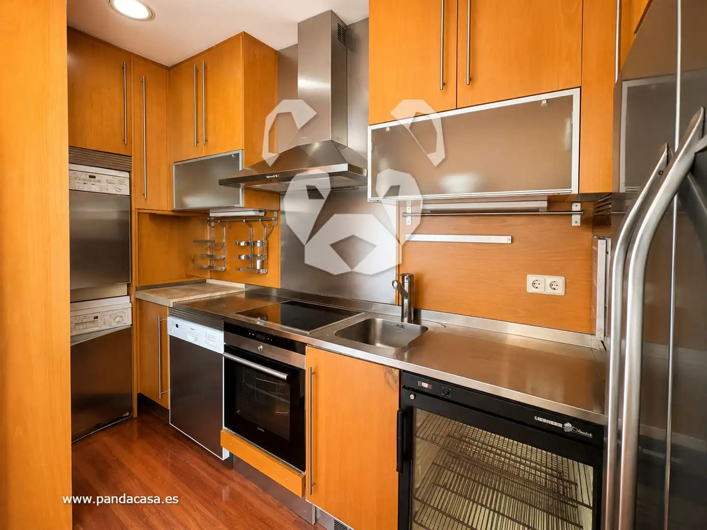 Kitchen of Flat for rent in Madrid  with Air Conditioner, Heating and Furnished