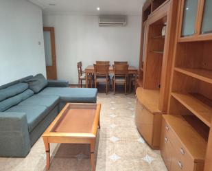 Living room of Flat for sale in Elche / Elx  with Air Conditioner, Furnished and Balcony