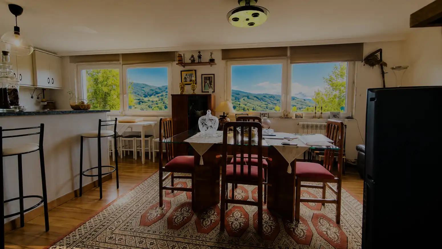 Dining room of Houses for sale in Langreo  with Heating, Private garden and Parquet flooring