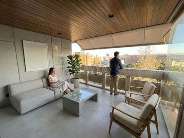 Àtic amb piscina de lloguer a Abadessa Olzet
