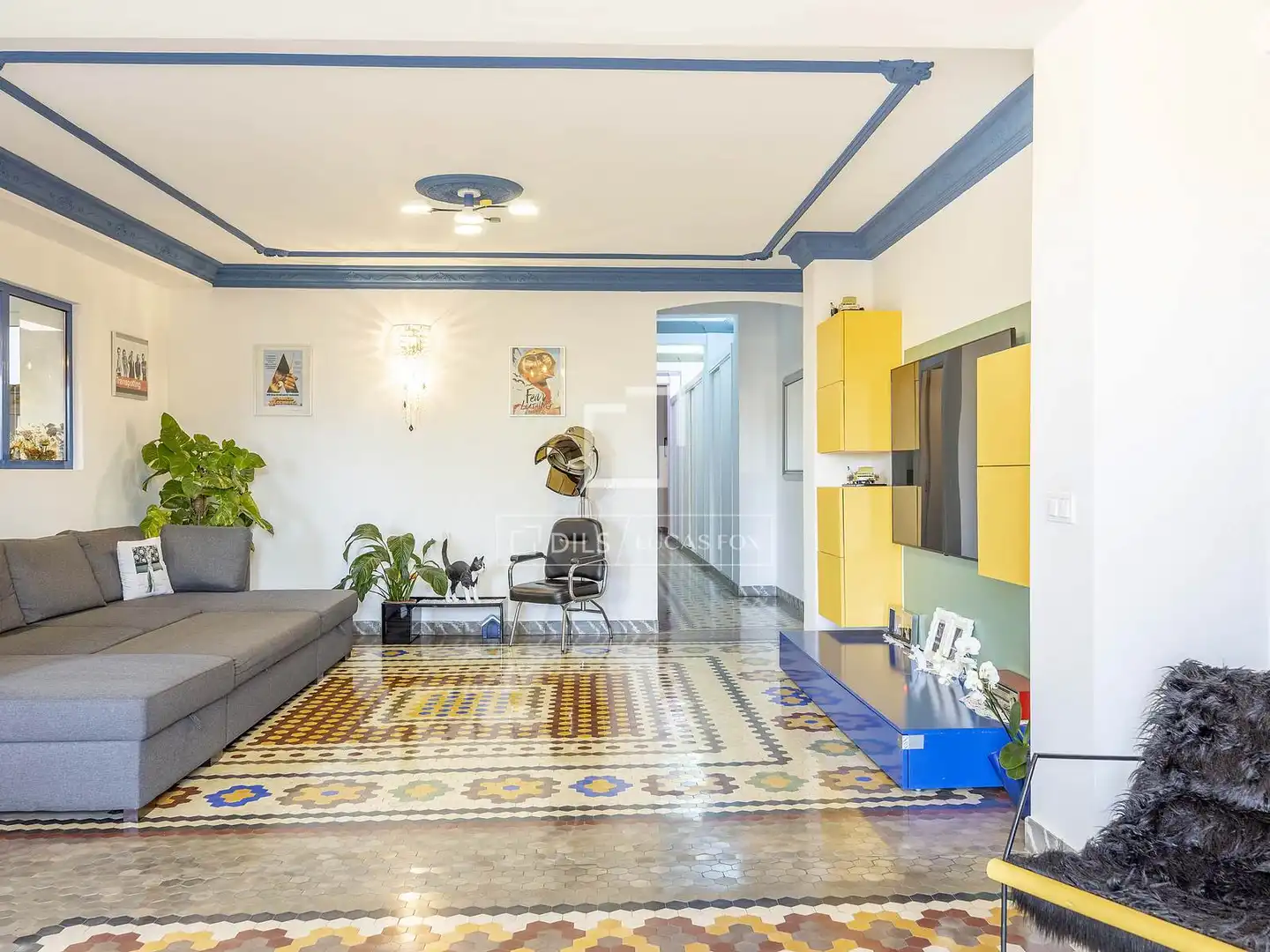 Sala d'estar de Pis de lloguer en Valencia amb Aire condicionat, Terrassa i Traster