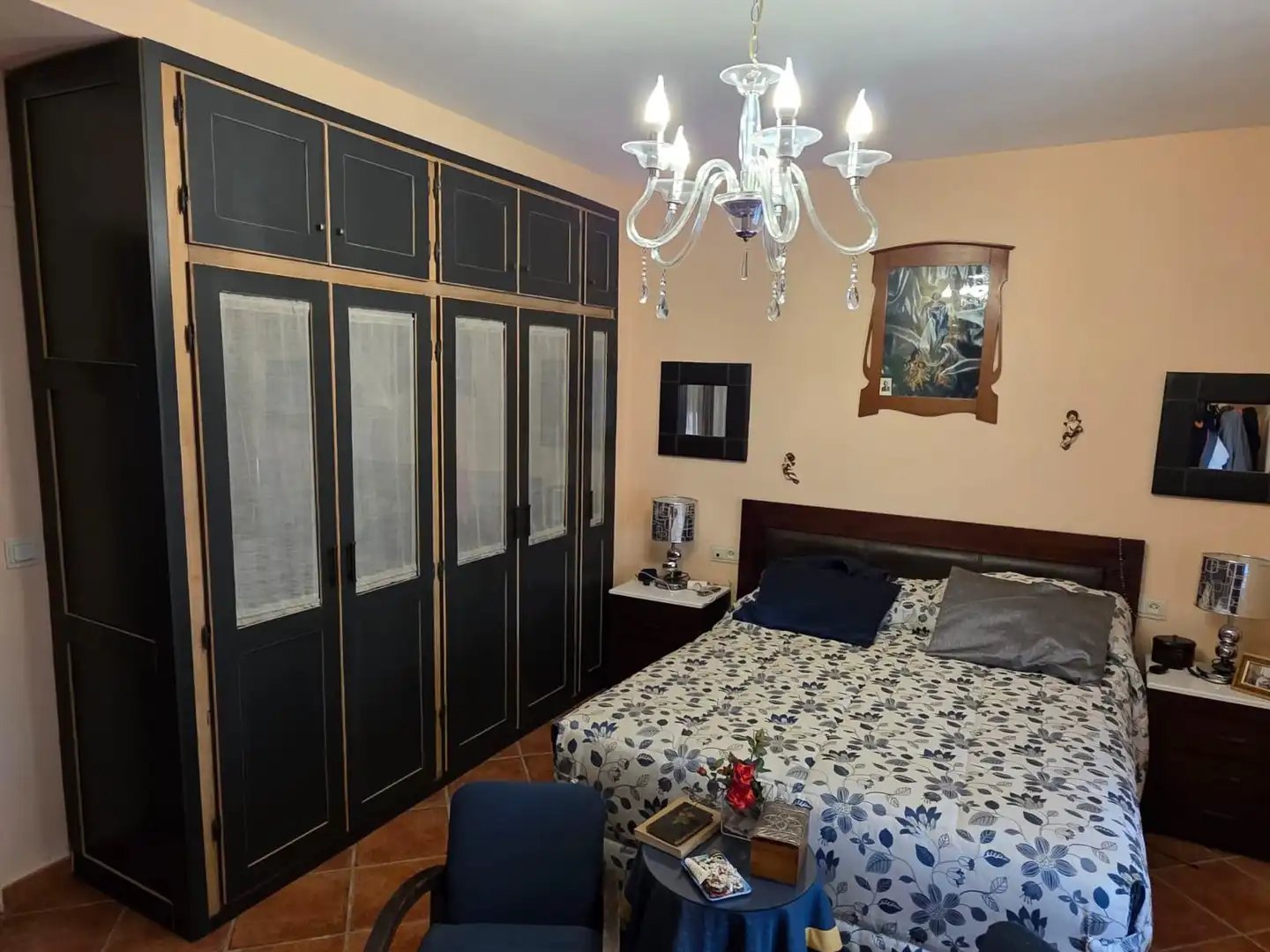 Bedroom of Houses for sale in Ventas de Huelma  with Air Conditioner, Heating and Private garden