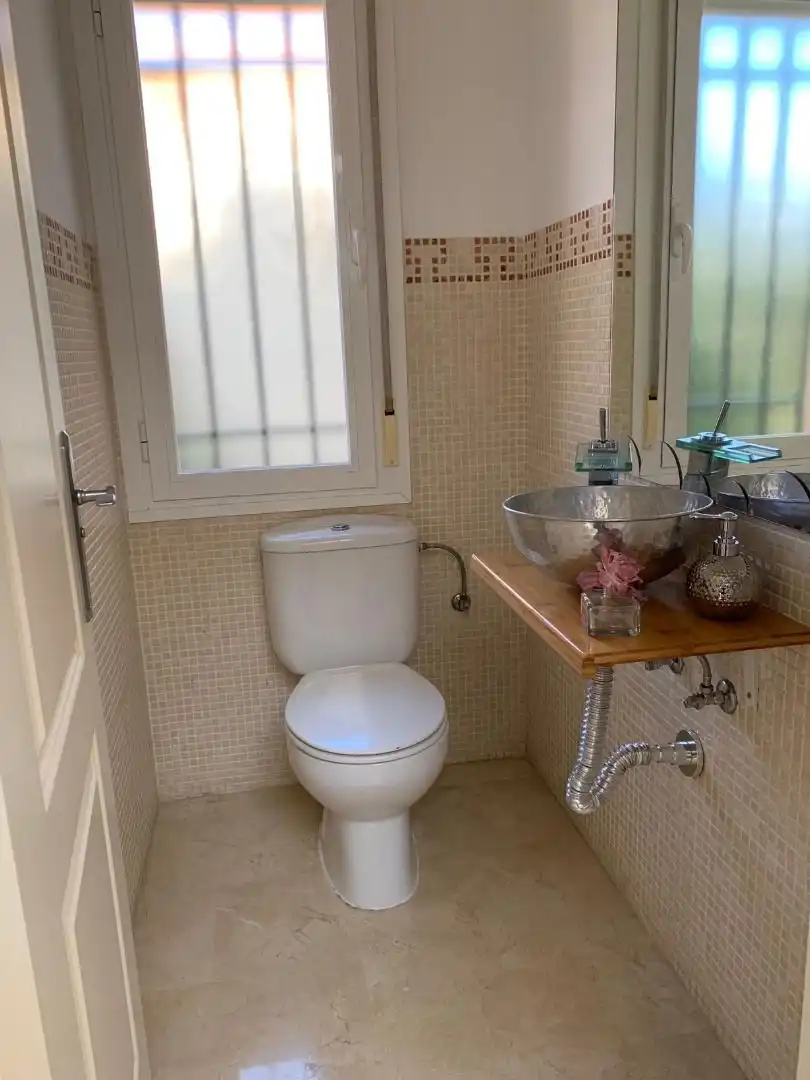 Bany de Casa o xalet de lloguer en Mijas amb Aire condicionat, Calefacció i Jardí privat