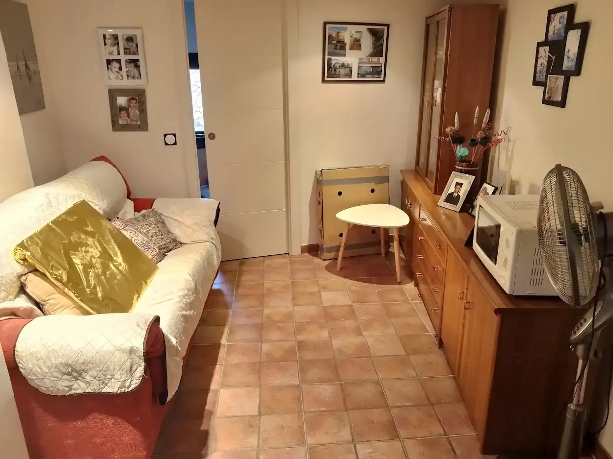 Living room of Country homes for sale in Peralta de Calasanz  with Heating, Storage room and Furnished