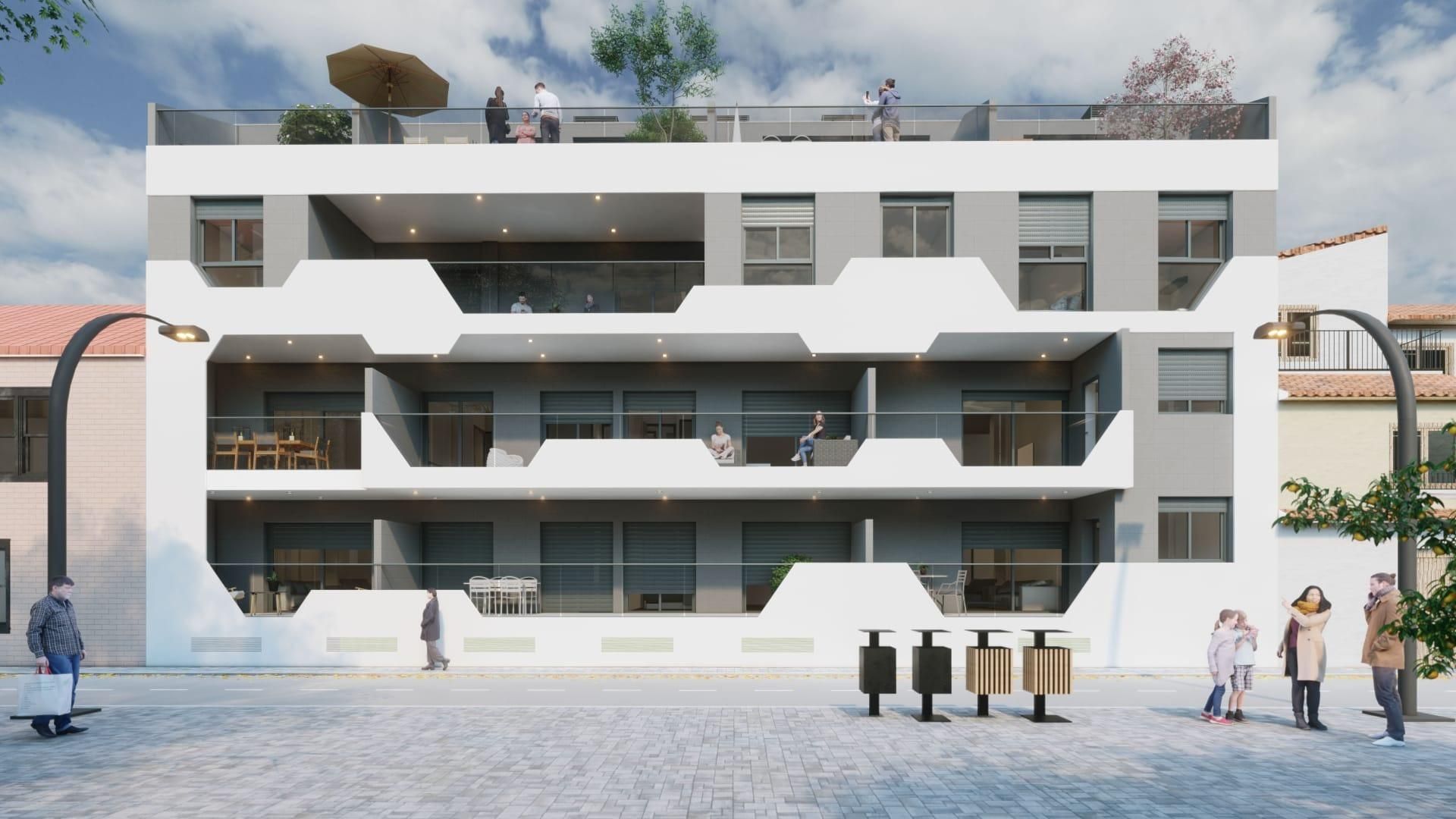 Vista exterior de Ático en venta en  Murcia Capital con Calefacción, Terraza y Trastero