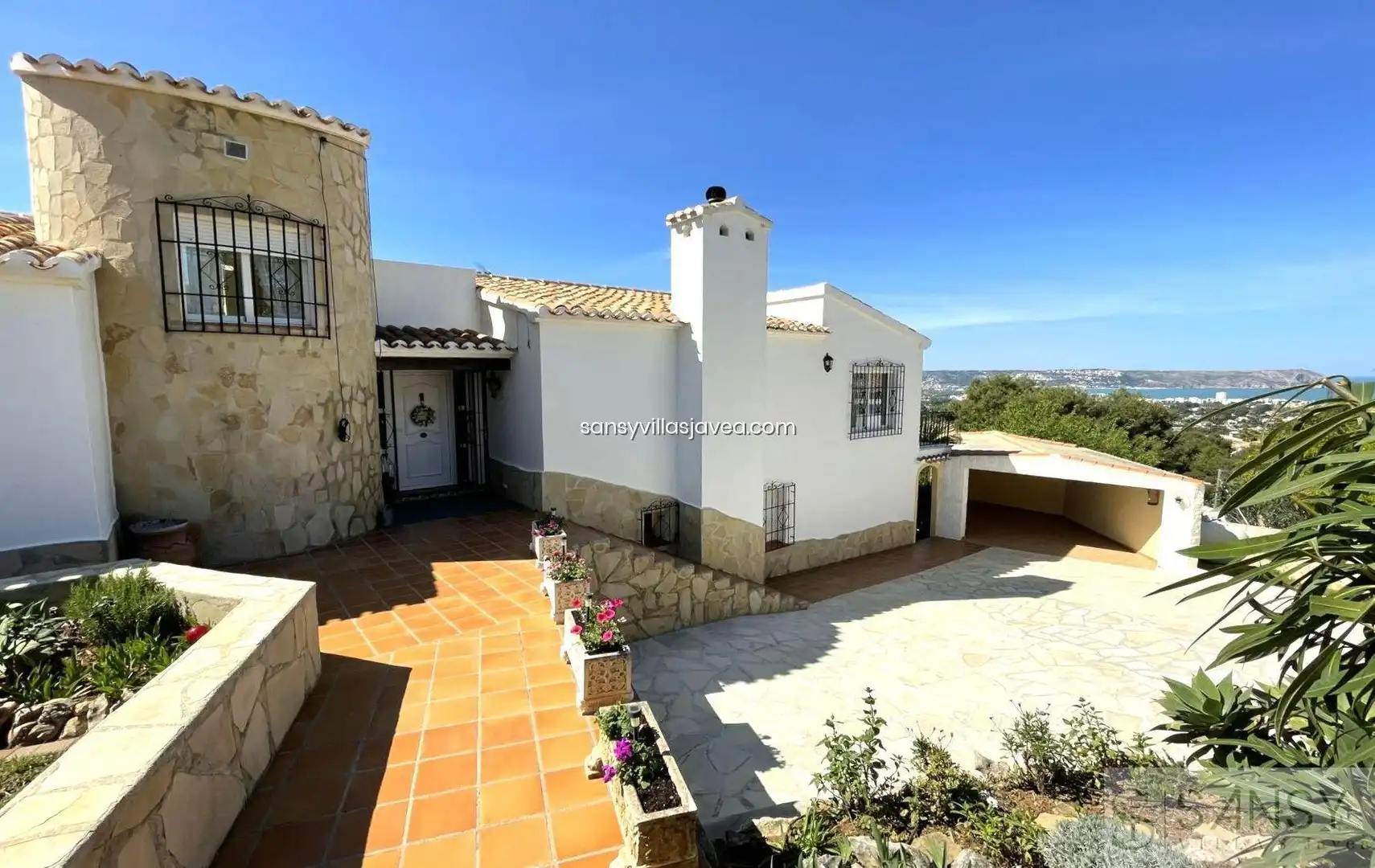 Exterior view of Houses for sale in Jávea / Xàbia  with Air Conditioner and Storage room