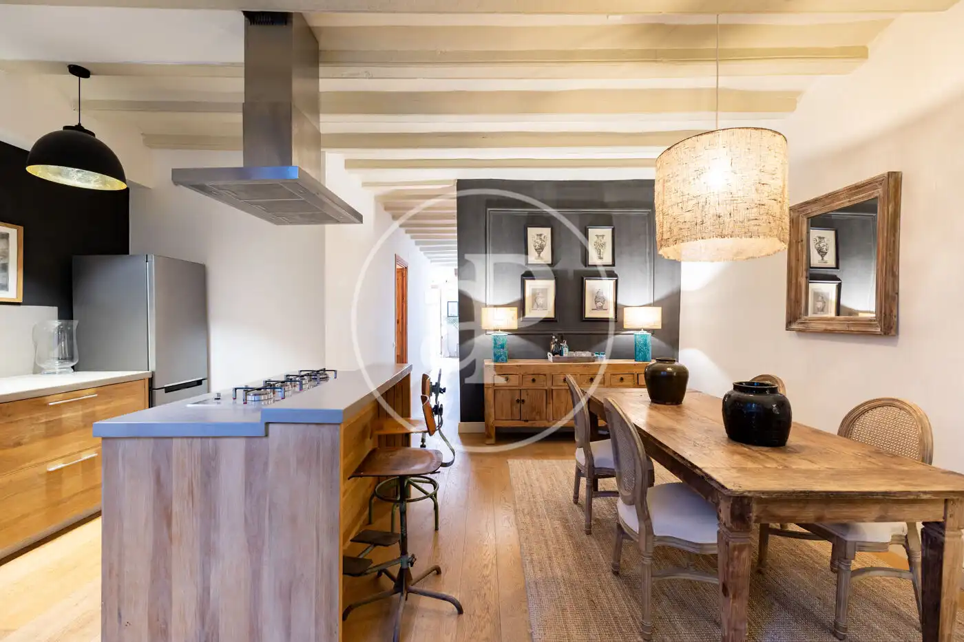 Kitchen of Flat for sale in Barcelona  with Heating, Furnished and Balcony