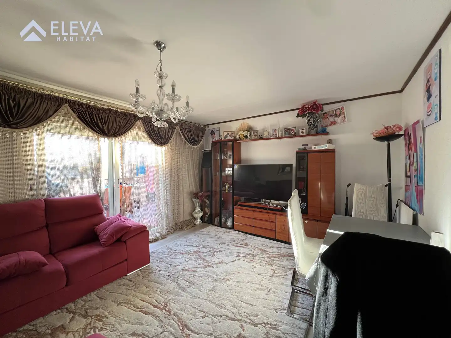 Wohnzimmer von Dachboden zum Verkauf in Lleida mit Terrasse und Balkon