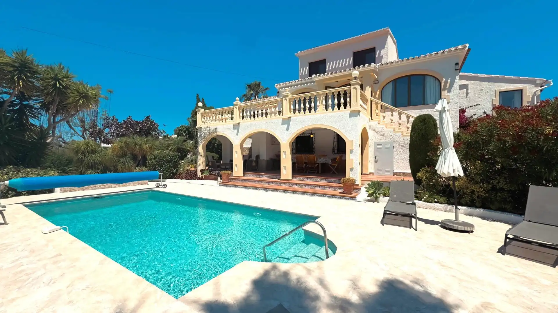 Exterior view of Houses for sale in Jávea / Xàbia  with Air Conditioner, Heating and Private garden
