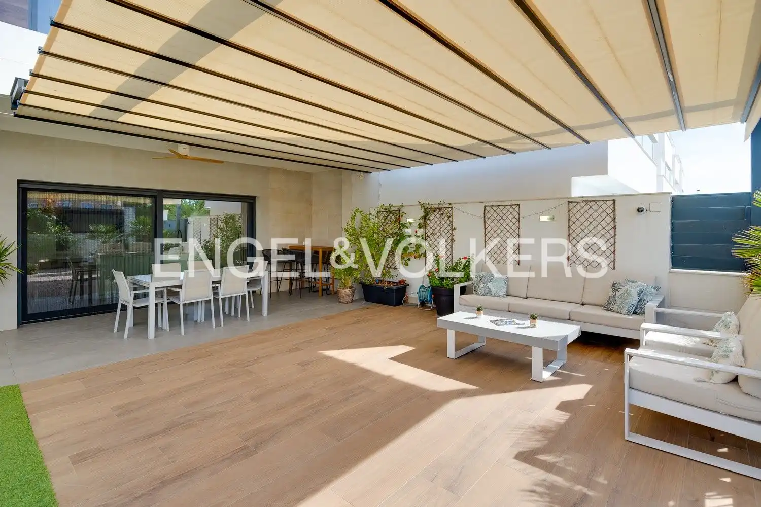 Terraza de Casa o chalet en venta en San Pedro del Pinatar con Aire acondicionado, Calefacción y Jardín privado