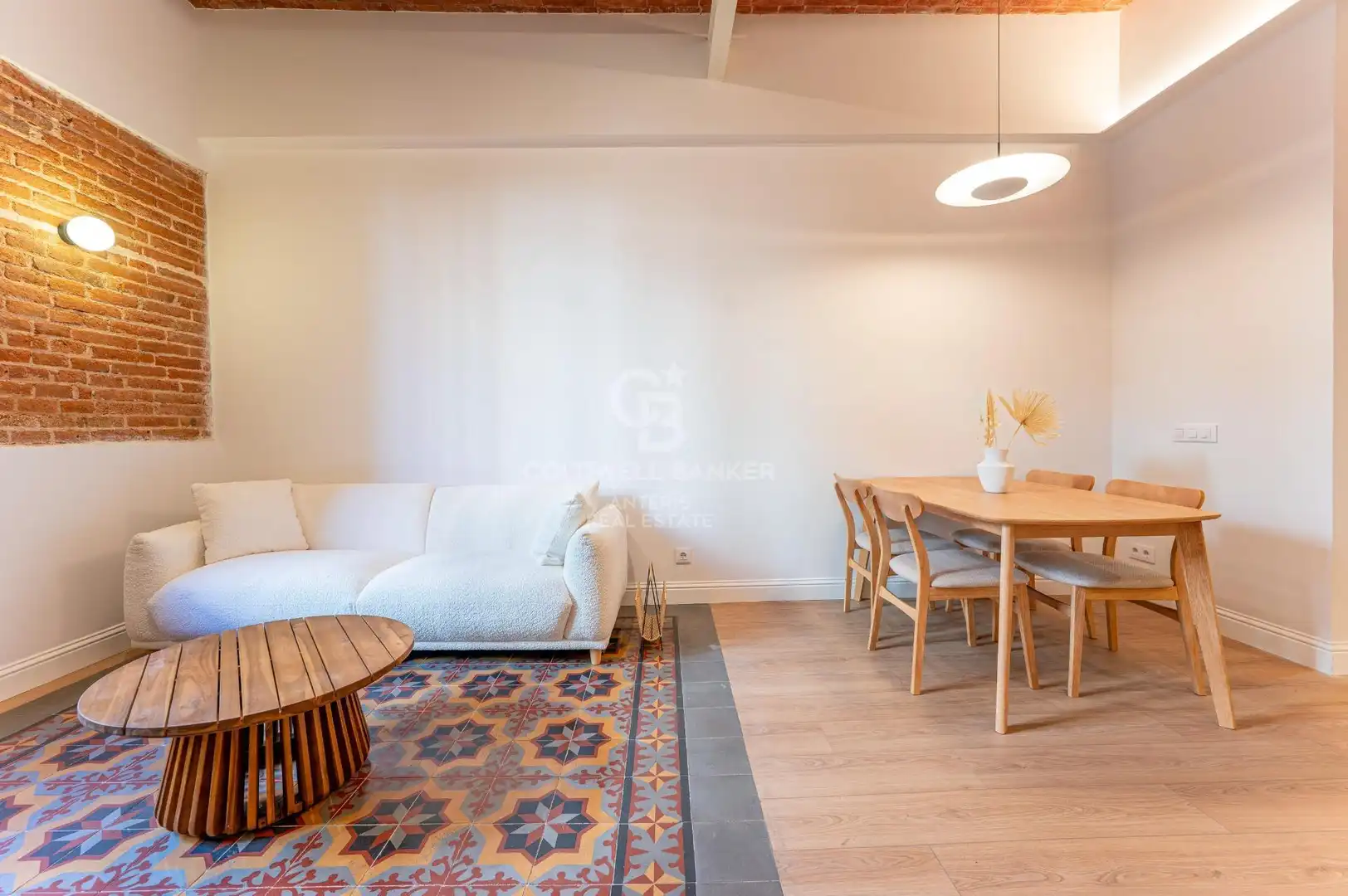 Wohnzimmer von Wohnung zum Verkauf in Barcelona mit Klimaanlage, Heizung und Parkett