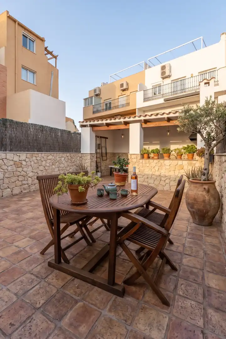 Terraza de Casa o chalet de alquiler en Vinalesa con Aire acondicionado, Terraza y Amueblado