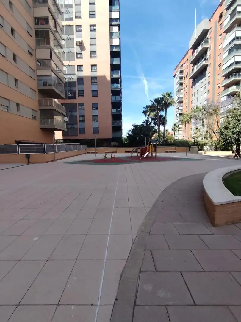 Terrace of Flat for sale in Mislata  with Air Conditioner, Private garden and Parquet flooring