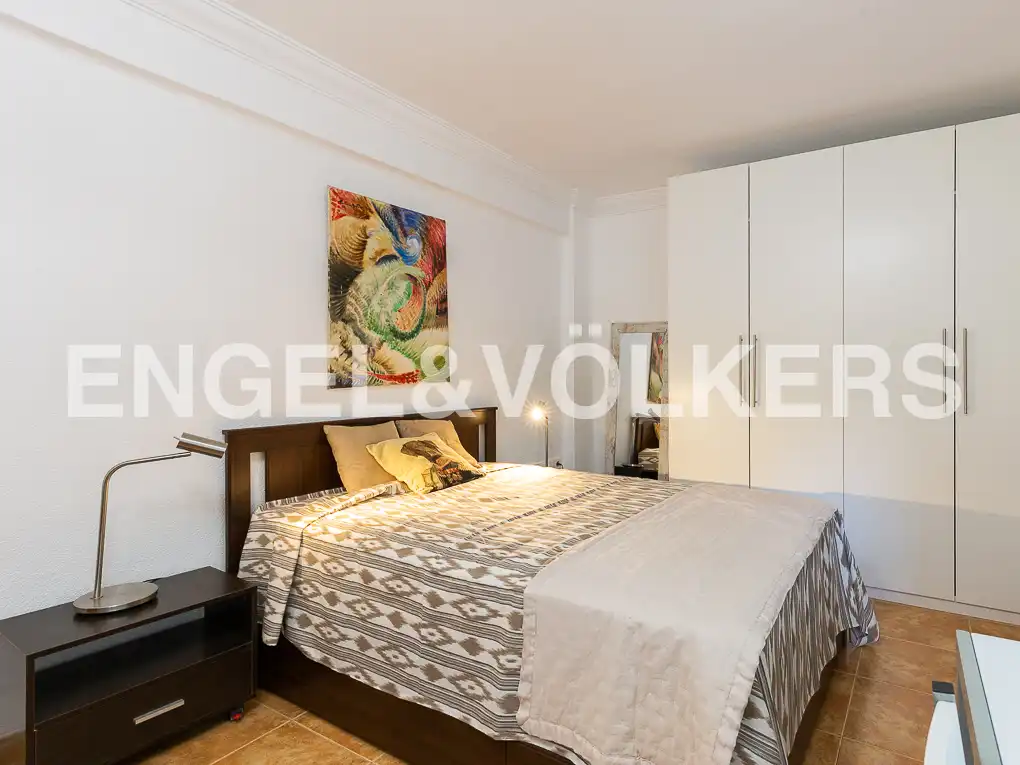 Bedroom of Flat for rent in Valencia  with Air Conditioner, Heating and Terrace