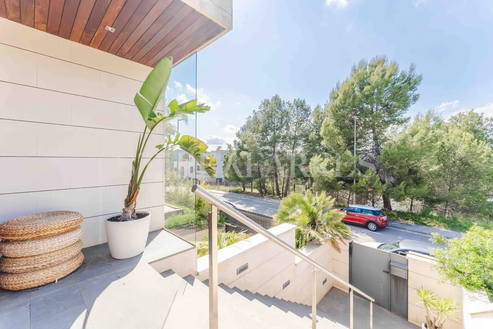 Terraza de Casa o chalet de alquiler en El Papiol con Aire acondicionado, Calefacción y Jardín privado