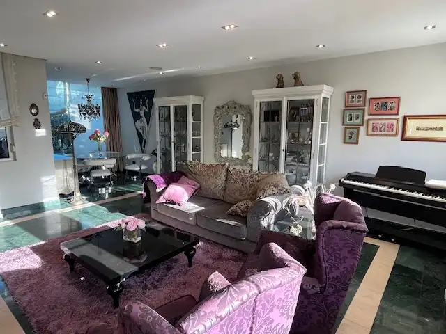 Sala de estar de Casa adosada en venta en Piélagos con Calefacción, Jardín privado y Terraza