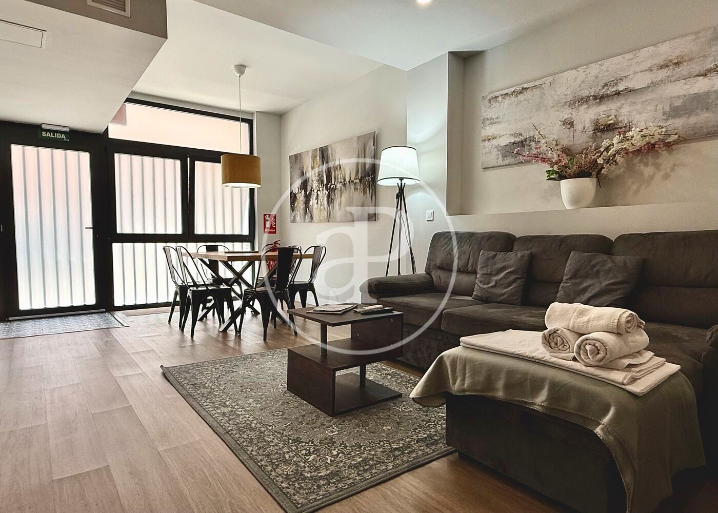 Sala d'estar de Loft en venda en  Valencia Capital amb Aire condicionat, Calefacció i Moblat