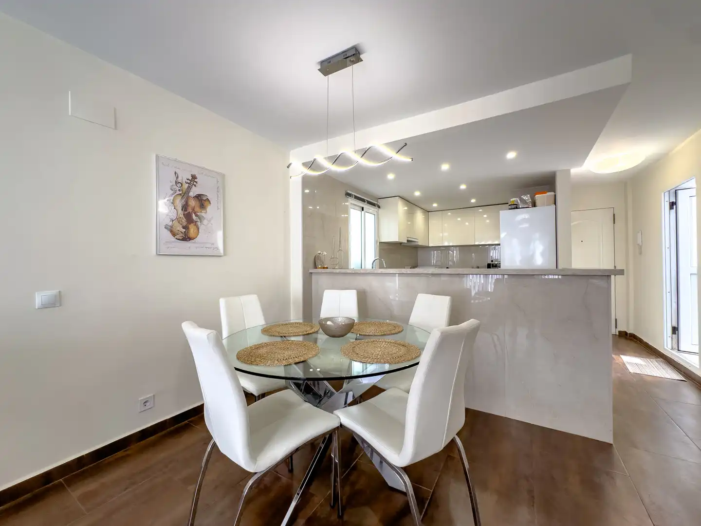 Dining room of Apartments for sale in Manilva  with Air Conditioner, Terrace and Furnished