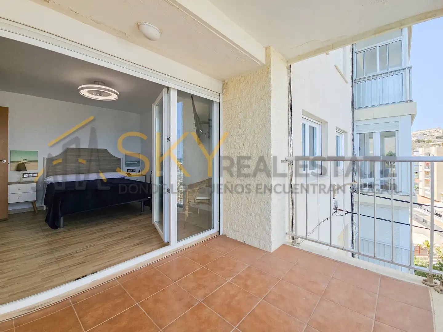 Balcony of Flat for sale in Cullera  with Heating, Furnished and Community pool