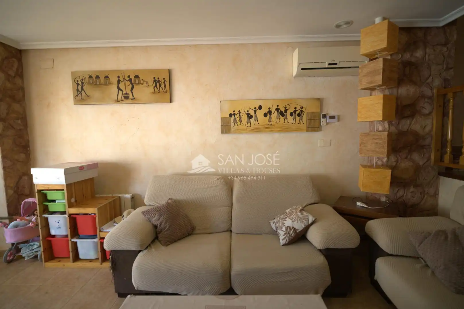 Living room of Detached homes for sale in Aspe  with Air Conditioner, Heating and Private garden