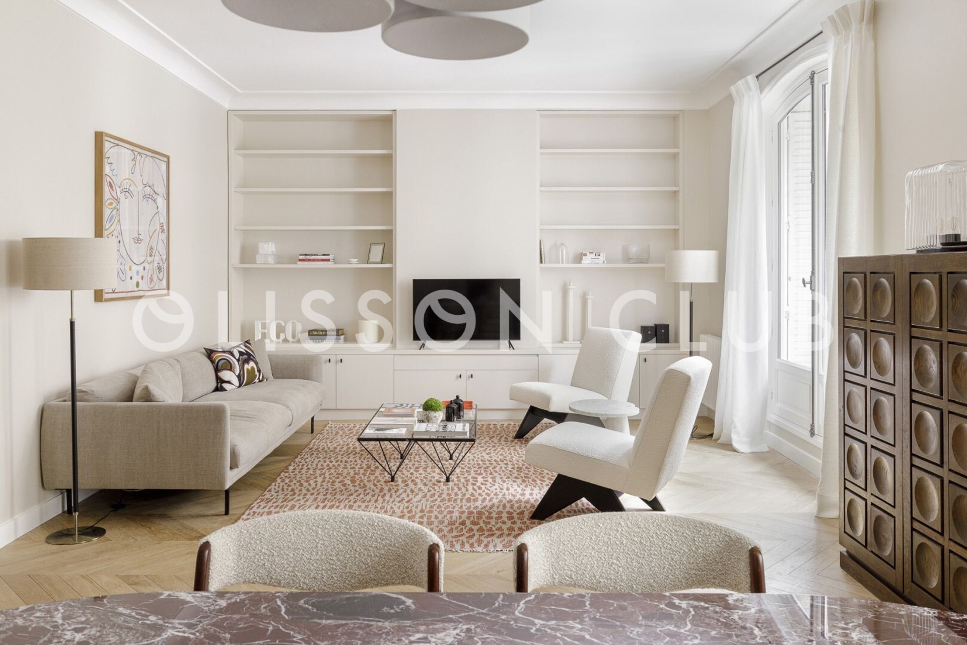 Sala d'estar de Pis en venda en  Madrid Capital amb Aire condicionat i Calefacció