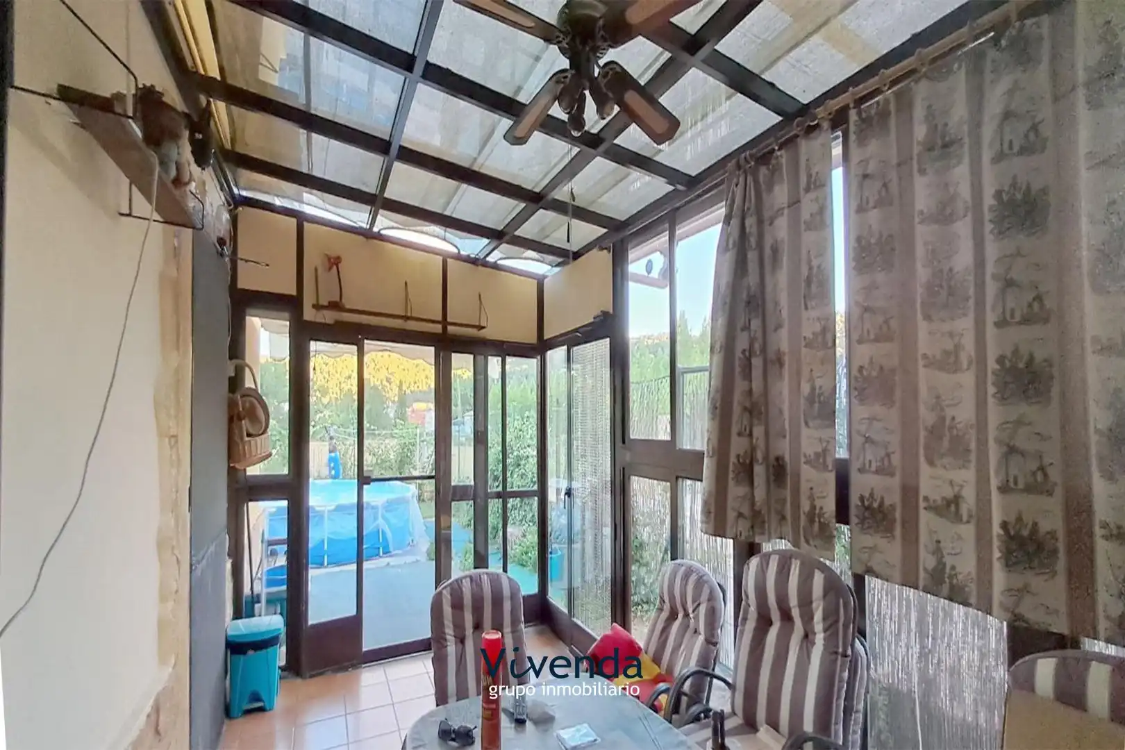 Terraza de Finca rústica en venta en Boniches con Jardín privado y Alarma