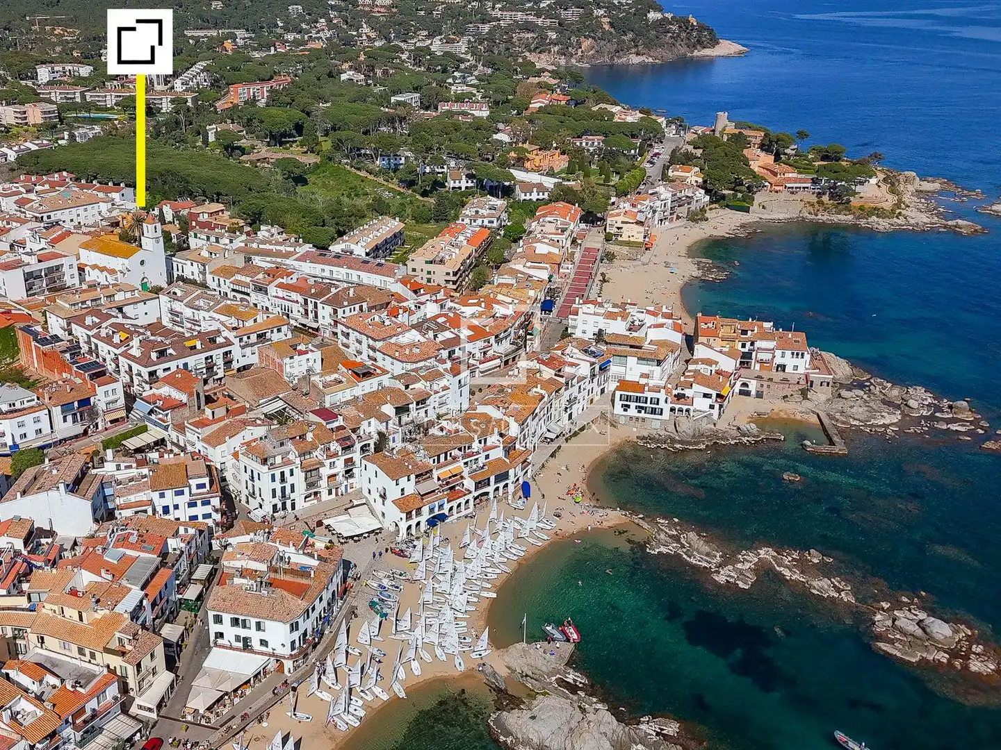 Vista exterior de Casa o xalet en venda en Palafrugell amb Calefacció, Jardí privat i Terrassa