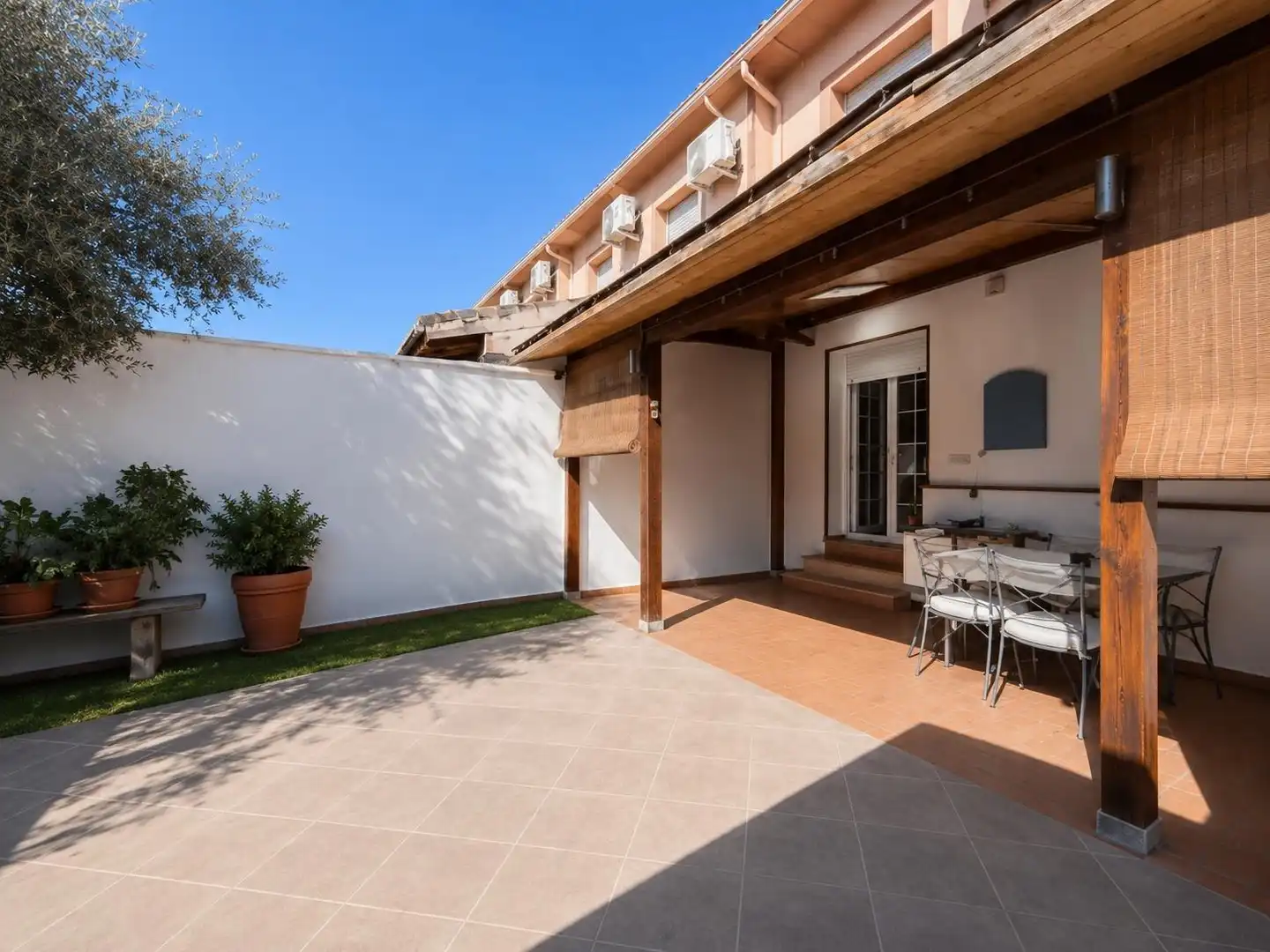Terrassa de Casa adosada en venda en San Martín de la Vega amb Aire condicionat, Calefacció i Moblat