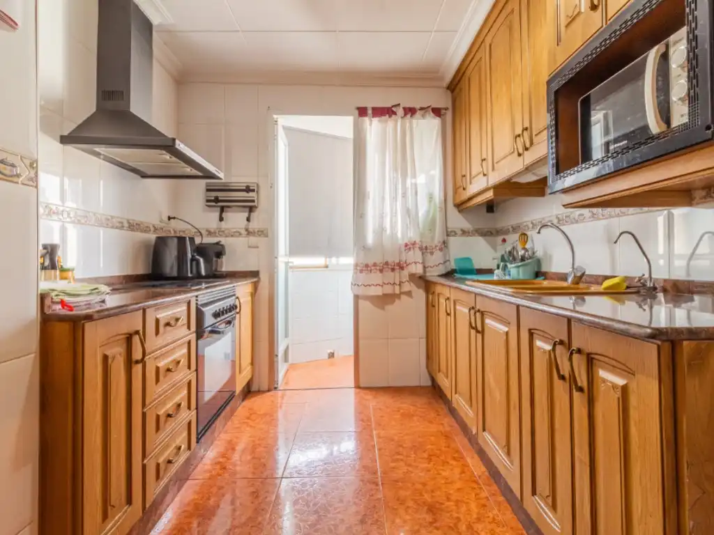 Küche von Wohnung zum Verkauf in Alberic mit Klimaanlage und Balkon