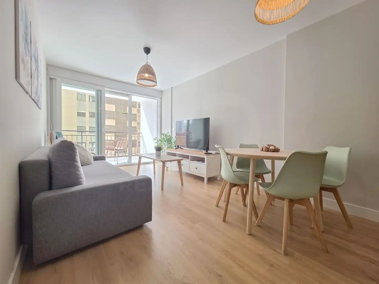 Sala de estar de Piso en venta en Málaga con Aire acondicionado y Terraza