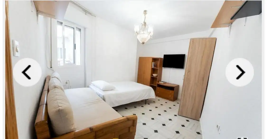 Schlafzimmer von Wohnung zur Miete in Granada mit Heizung und Balkon