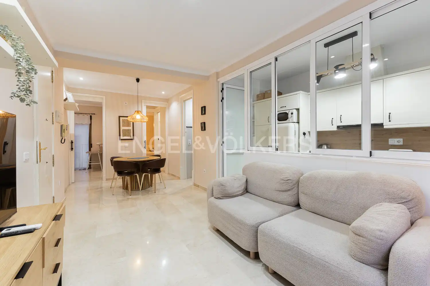 Sala de estar de Piso en venta en Valencia con Aire acondicionado, Calefacción y Balcón